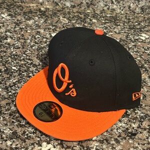 Baltimore Orioles O’s 59FIFTY Men's Size 6 7/8 Fitted New Era Hat Cap New